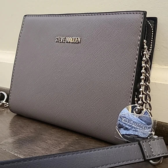 Steve Madden | Bags | Steve Madden Crossbody Bag New Grey